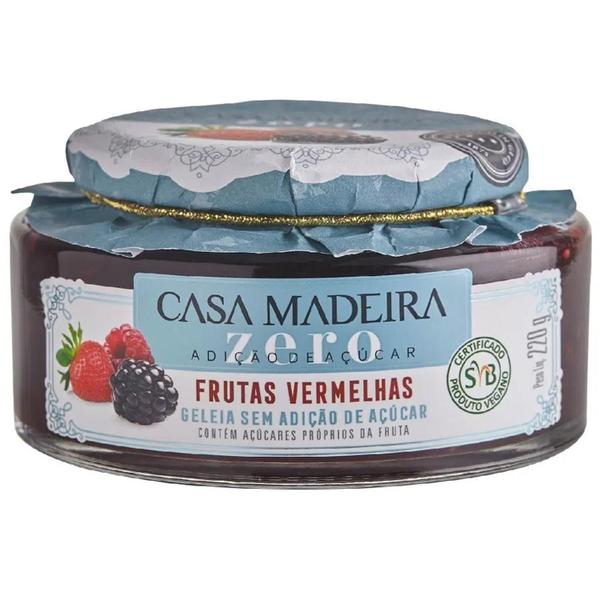 Imagem de Kit Com 3Un Geleia Casa Madeira Zero Frutas Vermelhas 220G