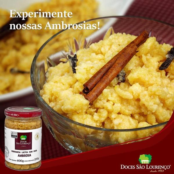 Imagem de Kit Com 3Und Doce Ambrosia São Lourenço 400G