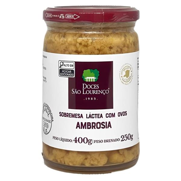 Imagem de Kit Com 3Und Doce Ambrosia São Lourenço 400G