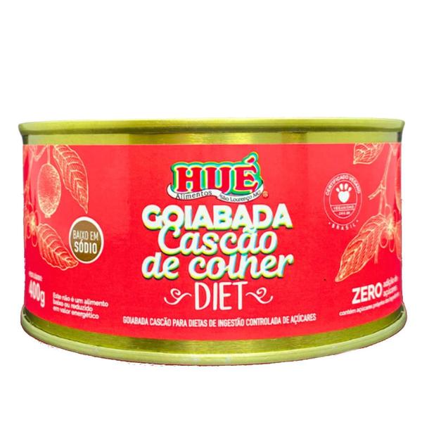 Imagem de Kit Com 3Und Goiabada Cascão De Colher Diet Hué 400G