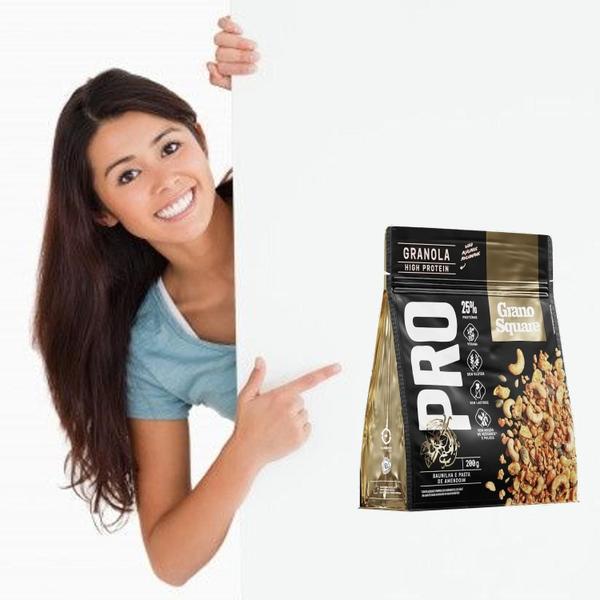 Imagem de Kit Com 3Und Granola Granosquare Proteica Baunilha 200G