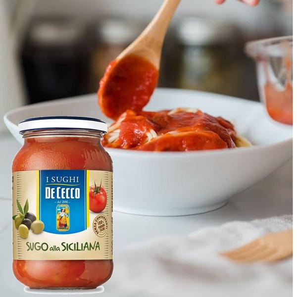 Imagem de Kit Com 3Und Molho De Tomate Alla Siciliana De Cecco 400G