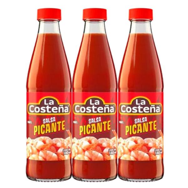 Kit Com 3Und Molho Mexicano La Costena Picante 145G - La Costeña Imagem de Kit Com 3Und Molho Mexicano La Costena Picante 145G