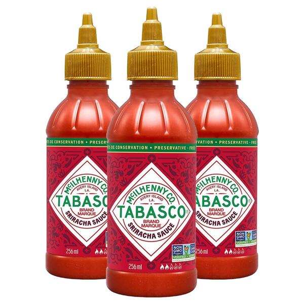 Imagem de Kit Com 3Und Molho Tabasco Sriracha Squeeze 256Ml