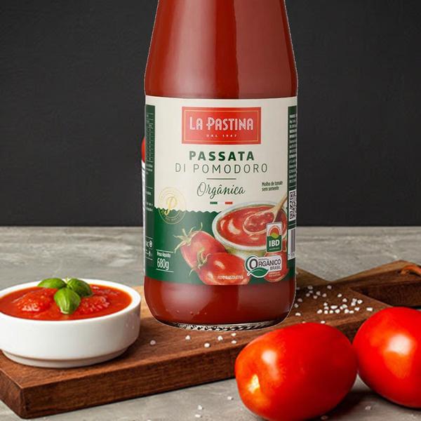 Imagem de Kit Com 3Und Passata De Tomate Orgânico La Pastina 680G