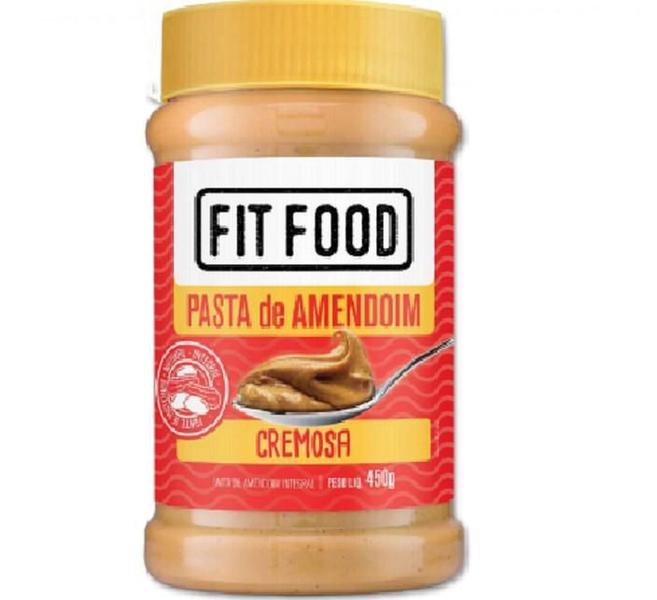 Imagem de Kit Com 3Und Pasta De Amendoim Cremosa Fit Food 450G