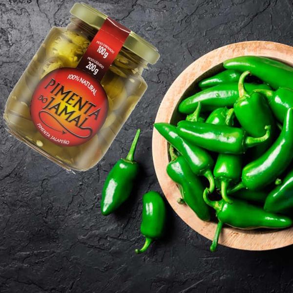 Imagem de Kit Com 3Und Pimenta Jalapeo Verde Em Conserva Jamal 200G