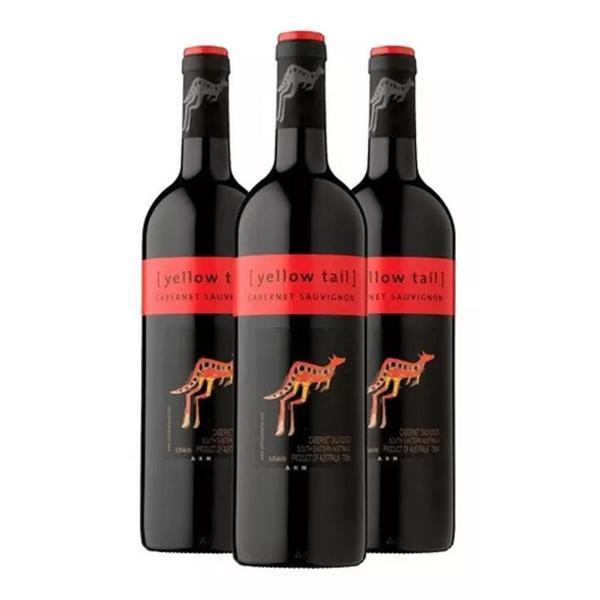 Imagem de Kit Com 3Und Vinho Yellow Tail Cabernet Sauvignon 750Ml