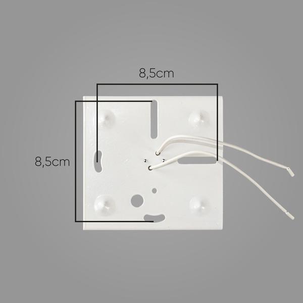 Imagem de kit com 3x Arandelas 1 facho para parede muro externa e interna - preta ST653