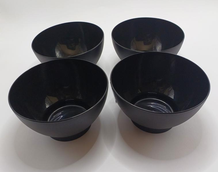 Imagem de Kit com 4 Bowls 750ml Coza Preto