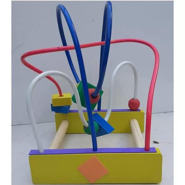 Imagem de Kit Com 4 Brinquedos Educativos De Madeira Primeira Infância