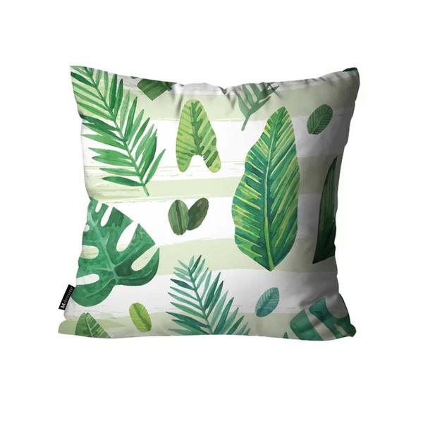 Imagem de Kit com 4 Capas para Almofadas Mdecore Floral Verde 45x45