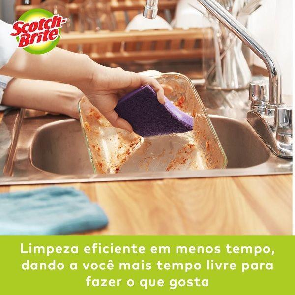 Imagem de Kit com 4 Esponja Limpeza Extrema SCOTCH Brite