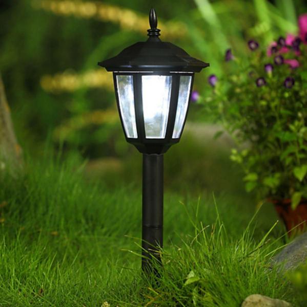 Imagem de Kit com 4 Estacas Solares para Jardim 35cm Led Preto Just Home Collection