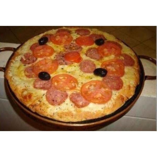 Imagem de Kit com 4 forma de pizza em pedra sabão - curada