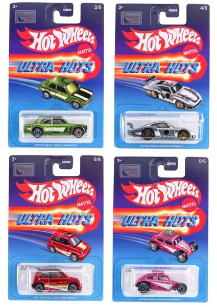 Imagem de Kit com 4 Miniaturas Ultra Hots Mix 2 - 1/64 - Hot Wheels