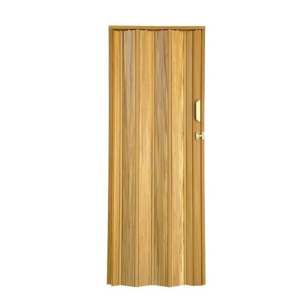 Kit com 4 Portas Sanfonada de Pvc 210x105cm Bariri Cerejeira Imagem de Kit com 4 Portas Sanfonada de Pvc 210x105cm Bariri Cerejeira