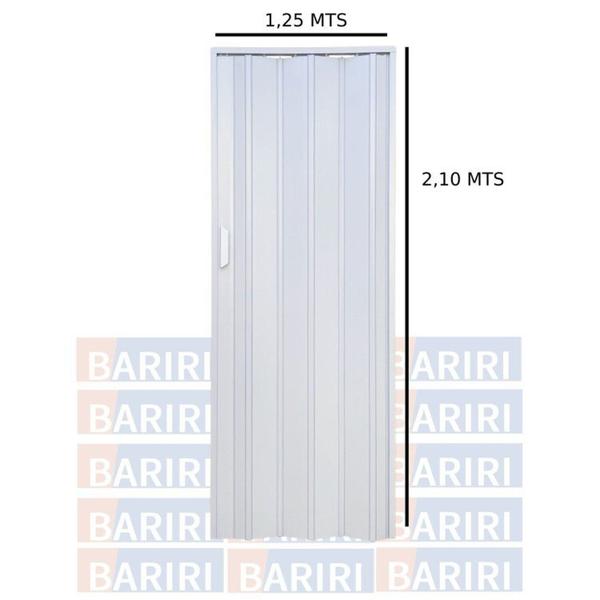 Imagem de Kit com 4 Portas Sanfonada de Pvc 210x125cm Bariri