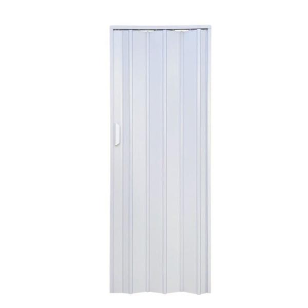 Imagem de Kit com 4 Portas Sanfonada de Pvc 210x62cm Bariri Gelo