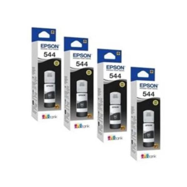 Kit com 4 refil epson 544 120 preto original Imagem de Kit com 4 refil epson 544 120 preto original