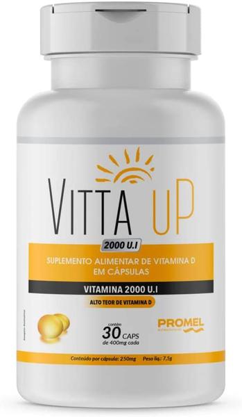 Imagem de Kit Com 4 Vitamina D 2000 U.I 30 Capsulas de 500mg Promel