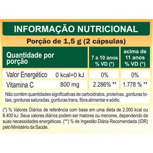 Imagem de Kit com 4 Vitaminas C Ácido Ascórbico Unilife 120 750mg cápsulas Original