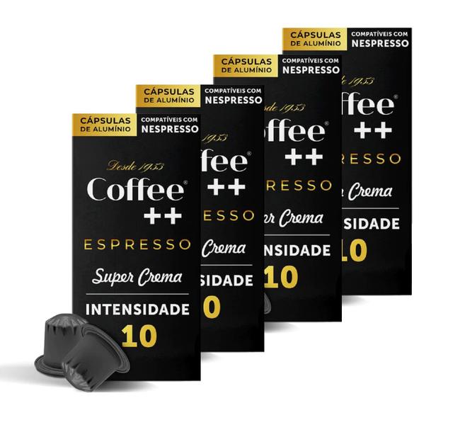 Imagem de Kit com 40 Cápsulas Para Nespresso Coffee Mais Intenso Super Crema