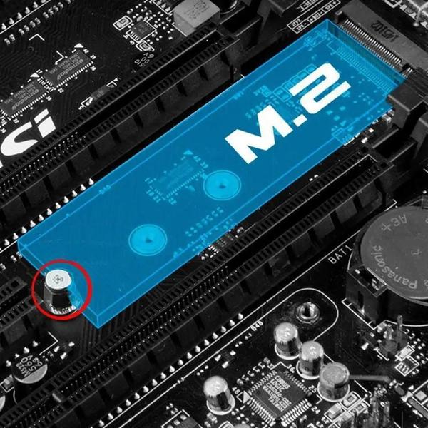 Imagem de Kit com 40 Parafusos para SSD M.2 NVMe PCIe + Chave de Fenda Magnética para Placas-Mãe Asus