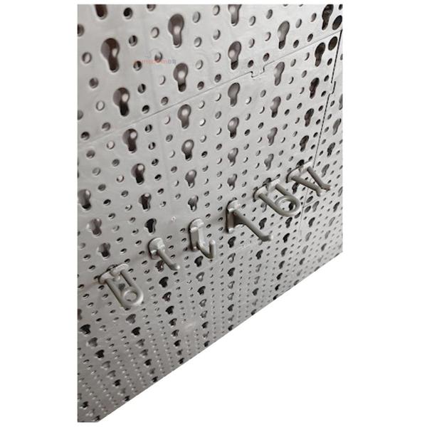 Kit Com 48 Ganchos Para Painel De Ferramenta Em Plástico Cinza - AMZ Imagem de Kit Com 48 Ganchos Para Painel De Ferramenta Em Plástico Cinza - AMZ