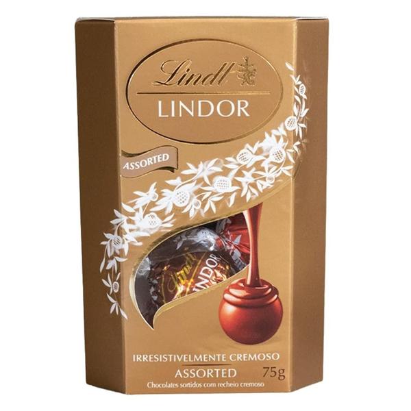 Imagem de Kit Com 4Un Chocolate Lindt Lindor Sortido 75G