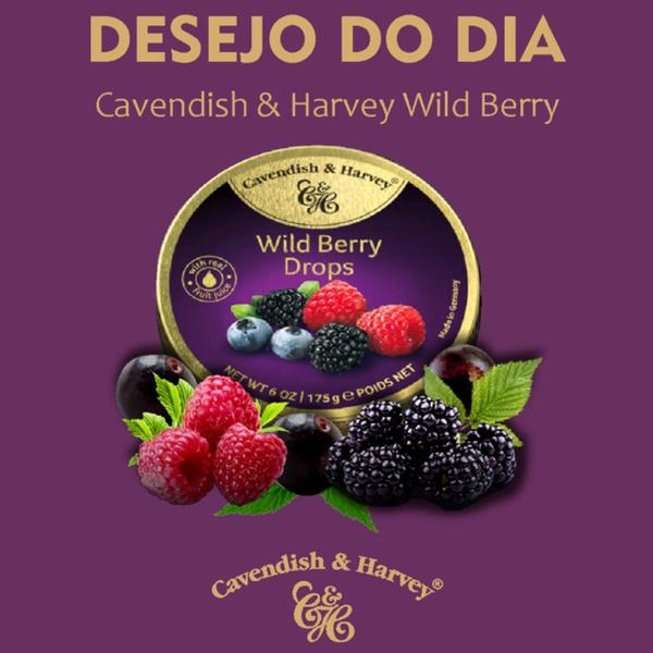 Kit Com 4Und Bala Cavendish & Harvey Wild Berry Drops 210G Imagem de Kit Com 4Und Bala Cavendish & Harvey Wild Berry Drops 210G