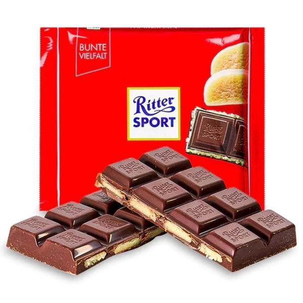 Imagem de Kit Com 4Und Chocolate Alemão Ritter Sport Marzipan 100G