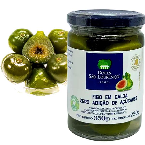 Imagem de Kit Com 4Und Figo Em Calda Diet São Lourenço 350G