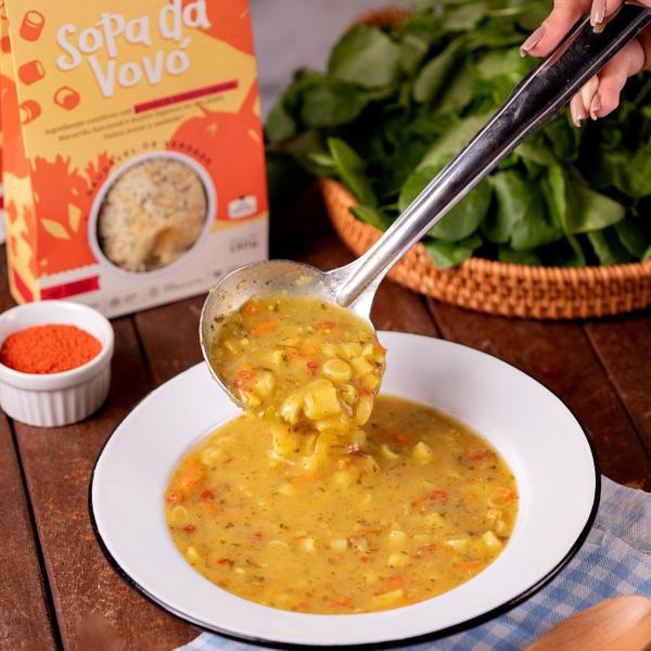 Imagem de Kit Com 4Und Sopa Da Vovó Holysoup S/ Glúten 130G