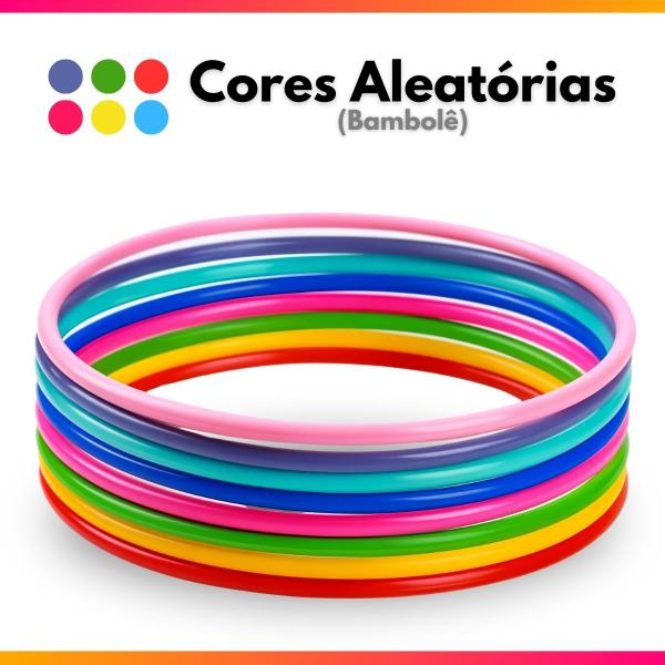 Imagem de Kit Com 5 Bambolês Argola Reforçado Cores Sortidas 65 Cm