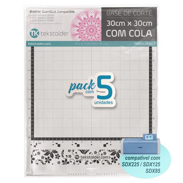 Imagem de Kit com 5 Bases De Corte 30x30 Brother ScanNCut SDX (com cola)