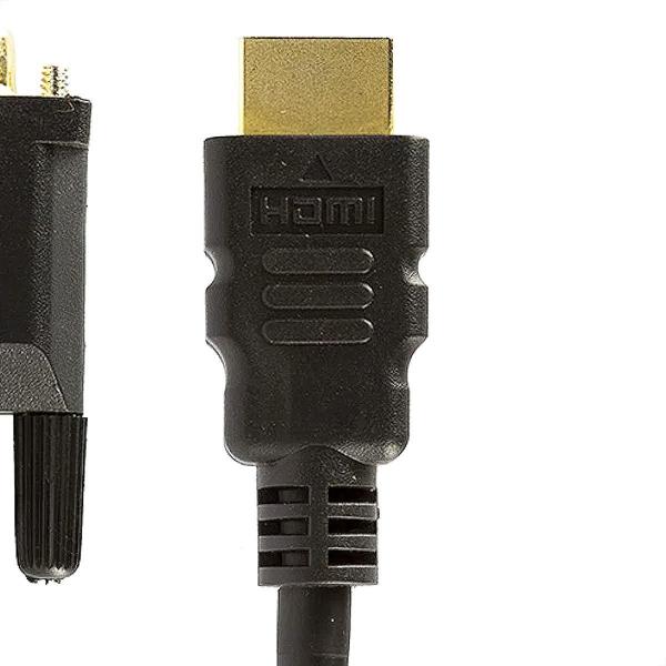 Imagem de Kit Com 5 Cabos Dvi Para Hdmi, 2 Metros Cirilo Cabos