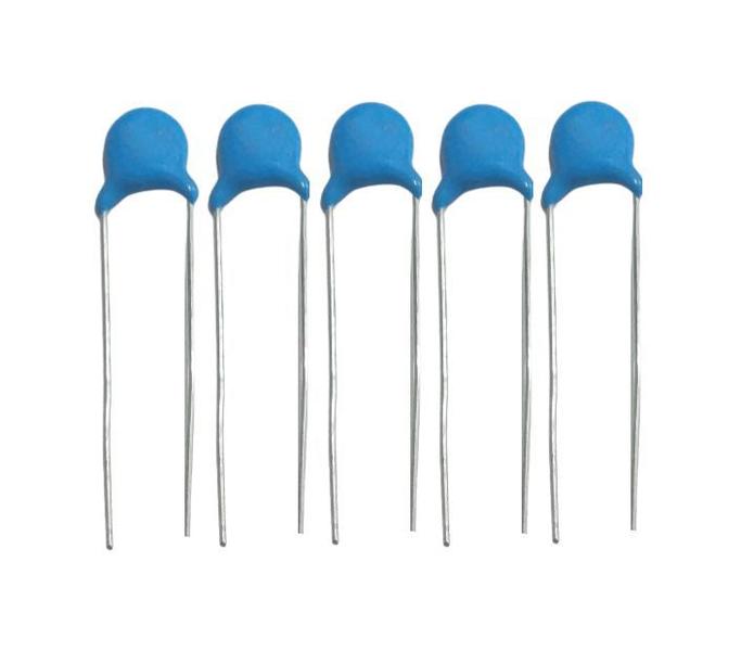 Imagem de Kit Com 5 Capacitor Cerâmico Disco 0,47nf 470pf 471 N47 3kv