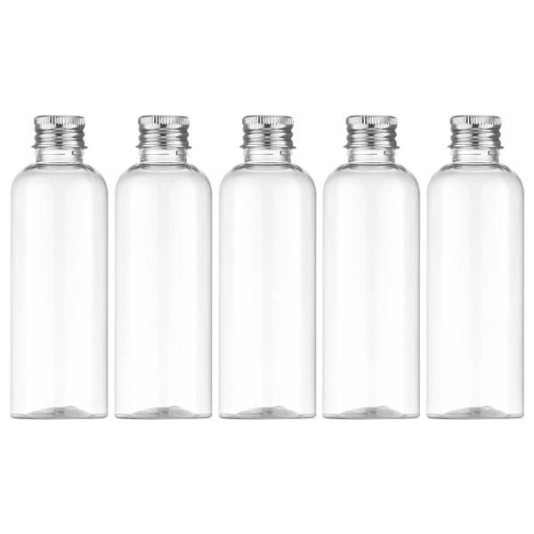 Imagem de Kit com 5 Garrafas de Viagem Tekson 100ml para Shampoos e Cosméticos