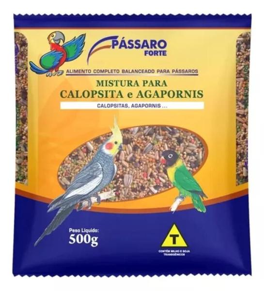 Kit com 5 Mistura para Calopsita E Agapornis 500gr Imagem de Kit com 5 Mistura para Calopsita E Agapornis 500gr