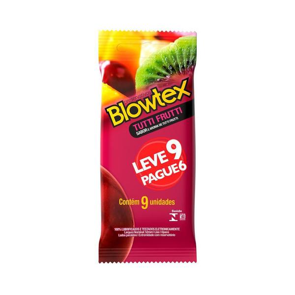 Imagem de Kit com 5 Preservativos Blowtex Tutti Frutti Leve 9 Pague 6 unidades