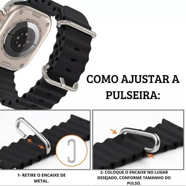 Imagem de Kit com 5 Pulseiras Ocean para Smartwatch Tamanho 38-40