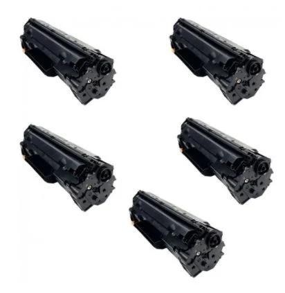 Imagem de Kit Com 5 Toner Compatíveis com CF283A 83A M127FN M127FW M125 M201 M225 M226 M202 M201DW 1.5k