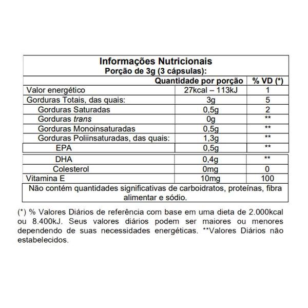 Imagem de Kit com 5 unidades Omega 3 EPA DHA 120 capsulas  Vitafor