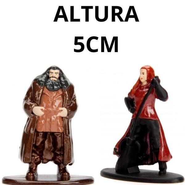 kit com 6 bonecos mini-figuras Nano Metalfigs Harry Potter - Dtc Imagem de kit com 6 bonecos mini-figuras Nano Metalfigs Harry Potter