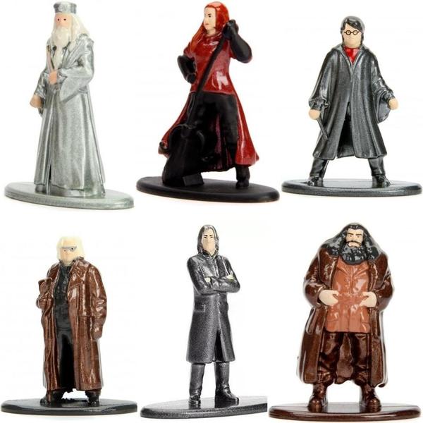 kit com 6 bonecos mini-figuras Nano Metalfigs Harry Potter - Dtc Imagem de kit com 6 bonecos mini-figuras Nano Metalfigs Harry Potter
