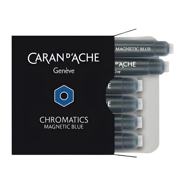 Imagem de Kit com 6 Cartuchos Caran D'ache Chromatics Magnetic Blue