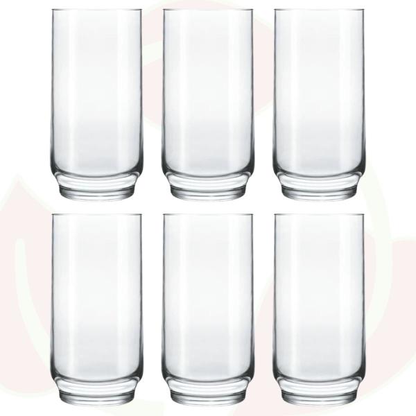 Imagem de Kit com 6 Copo de Vidro Lights 410ML Long Drink Bebidas Bar