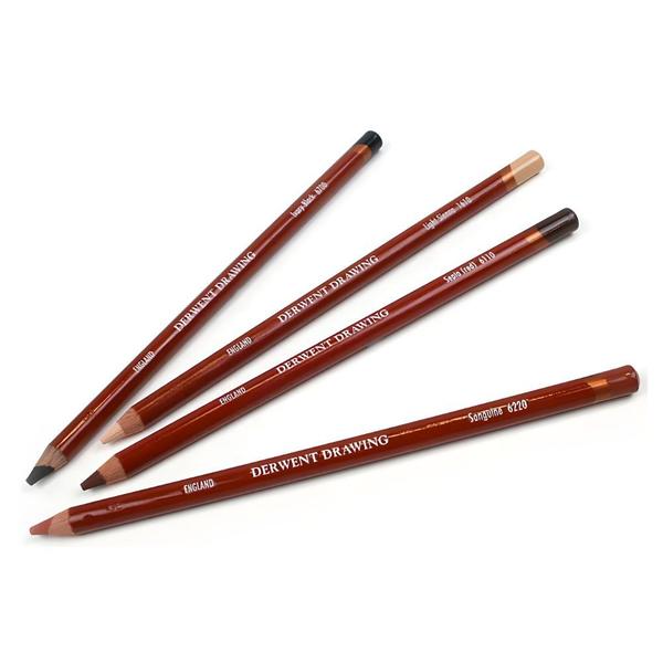 Imagem de Kit com 6 Lapis Drawing Pencils Derwent Soft Crayons