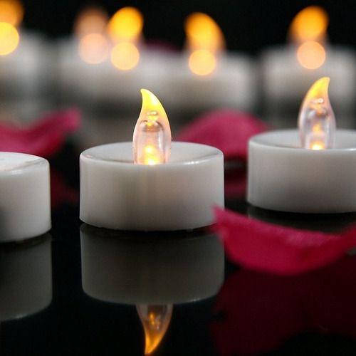 Kit Com 6 Velas De Led Cor Amarelo - Baterias Inclusas - RED Virtual Imagem de Kit Com 6 Velas De Led Cor Amarelo - Baterias Inclusas